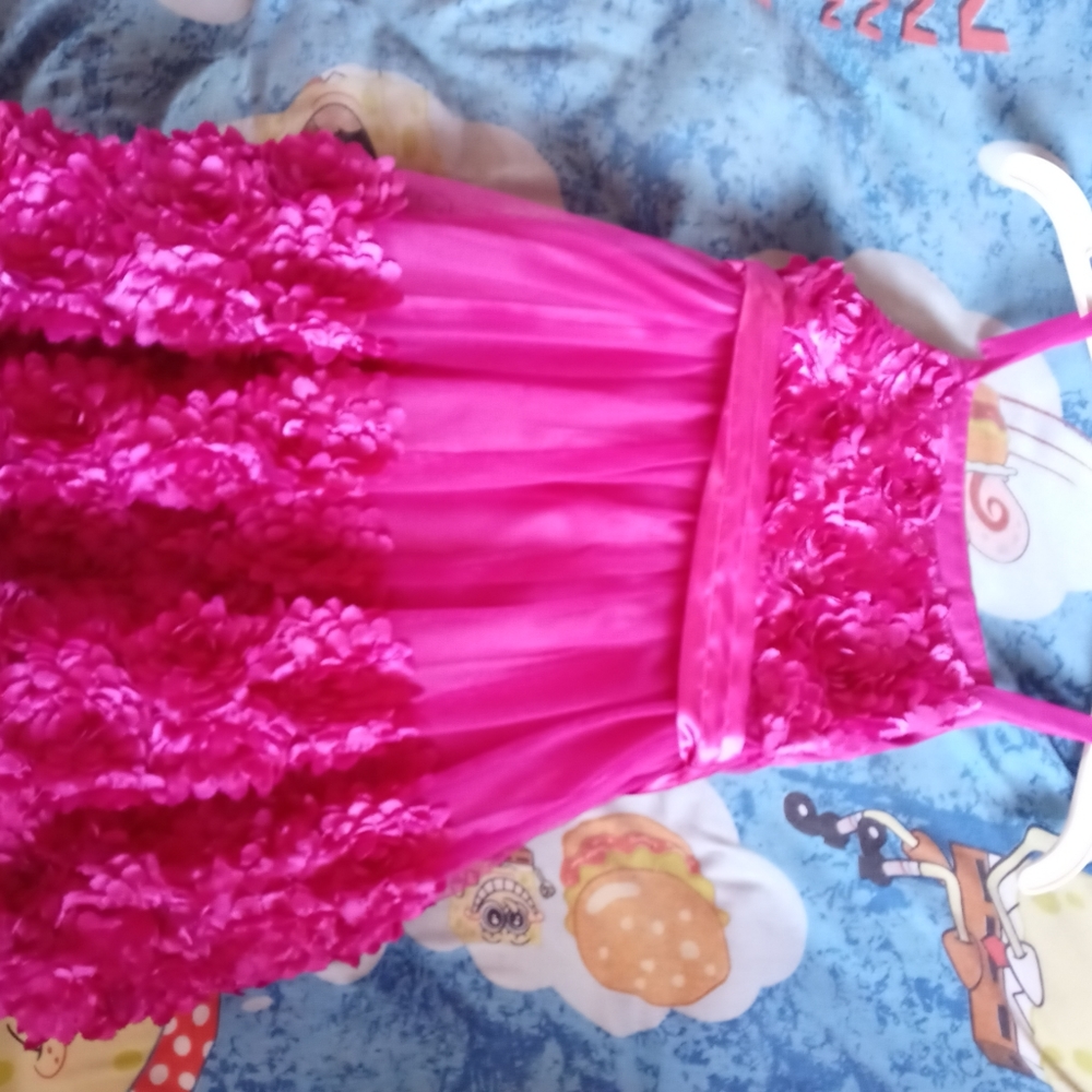 Pink flower dress